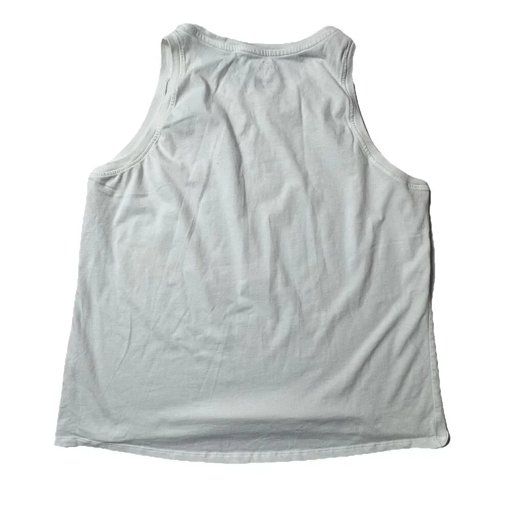 Nike Women’s Plus Size‎ Just Do It Dry Fit White Cotton Workout Tank